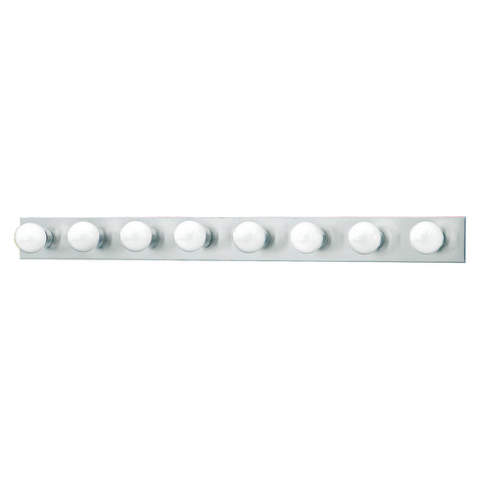 Vanity Strips 48" 8 Light Vanity Light in Brushed Nickel