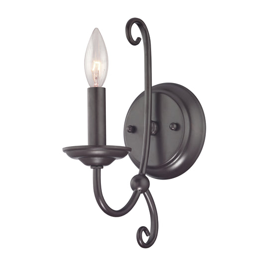 Williamsport 5" 1 Light Vanity Light in Oil Rubbed Bronze