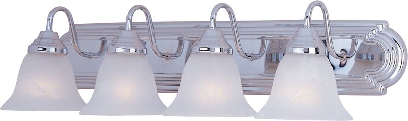 Essentials - 801x 30' 4 Light Bath Vanity Light in Polished Chrome