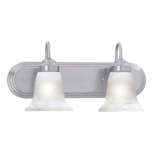 Homestead 18" 2 Light Vanity Light in Brushed Nickel