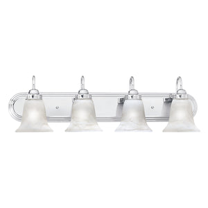 Homestead 30' 4 Light Vanity Light in Chrome