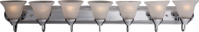 Essentials - 801x 48' 7 Light Bath Vanity Light in Polished Chrome
