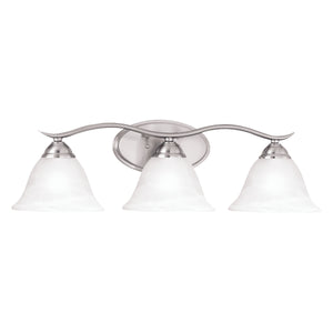 Prestige 8.25' 3 Light Vanity Light in Brushed Nickel