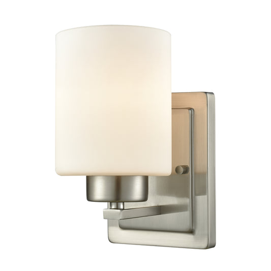 Summit Place 5" 1 Light Vanity Light in Brushed Nickel