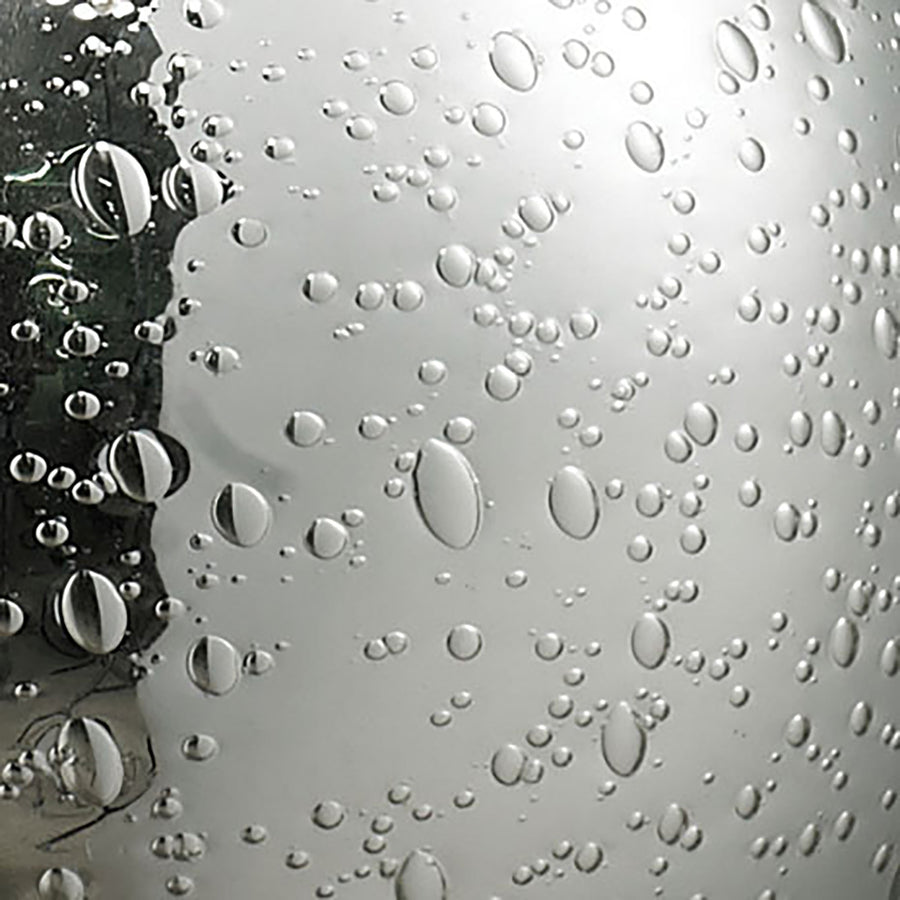 Bubble Glass 24' Table Lamp in Silver Mercury