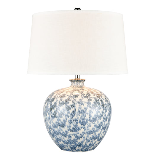 Zoe 28" Table Lamp in Blue