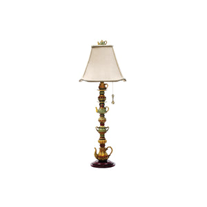 Tea Service 35' Table Lamp in Multicolor