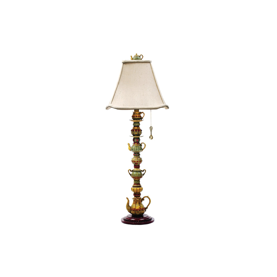 Tea Service 35' Table Lamp in Multicolor