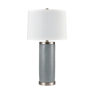Bluestack 29' Table Lamp in Blue Crackle