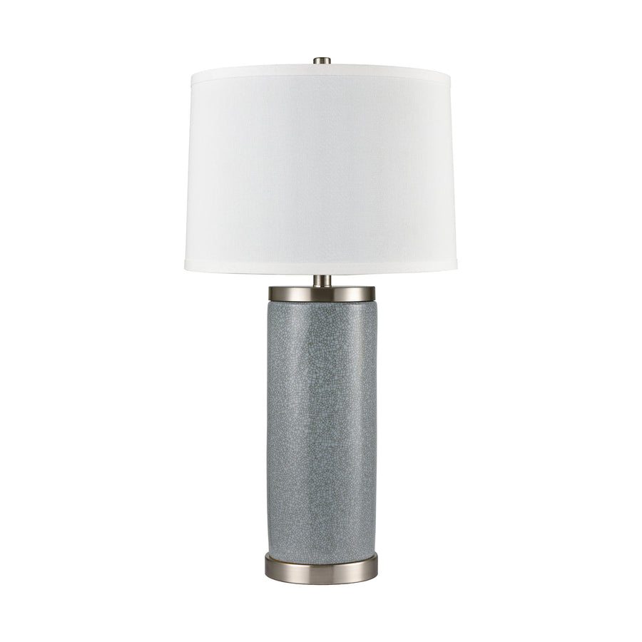 Bluestack 29' Table Lamp in Blue Crackle