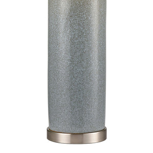 Bluestack 29' Table Lamp in Blue Crackle