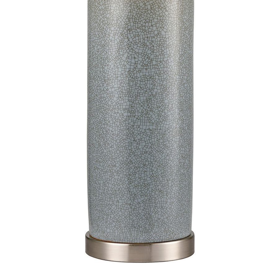 Bluestack 29' Table Lamp in Blue Crackle
