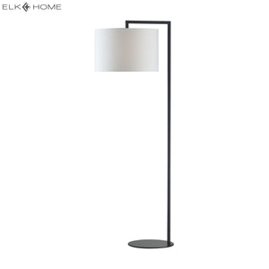 Bronze Stem 59' Floor Lamp in Matte Black