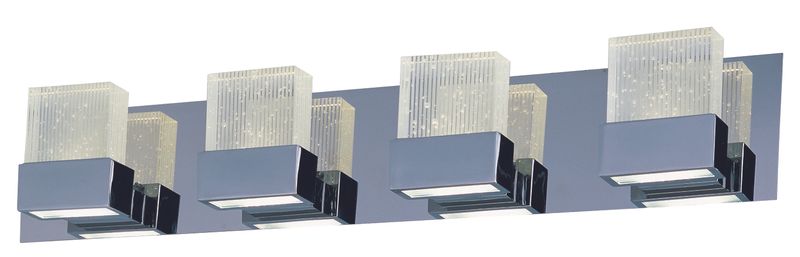 Fizz III 29.5' 8 Light Bath Vanity Light in Polished Chrome