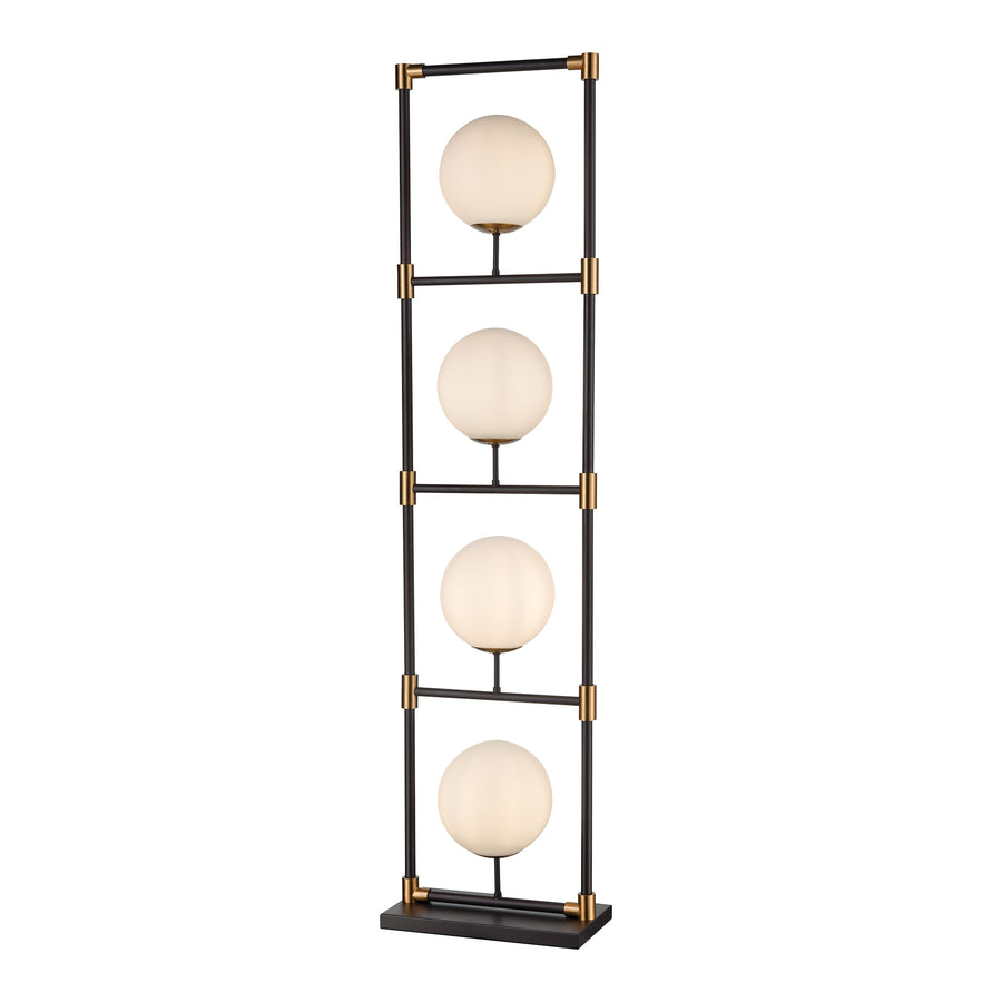 Career Ladder 59' Floor Lamp in Matte Black