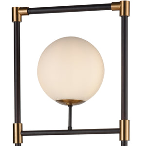 Career Ladder 59' Floor Lamp in Matte Black