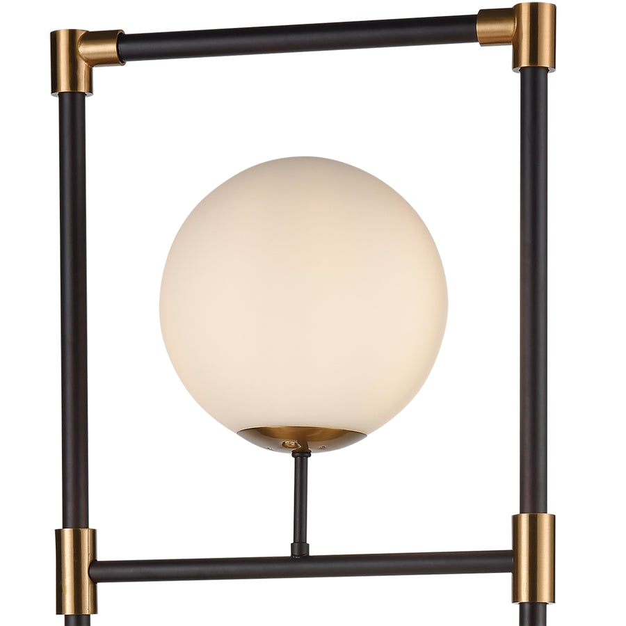 Career Ladder 59' Floor Lamp in Matte Black