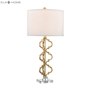 Castile 32' Table Lamp in Gold Leaf
