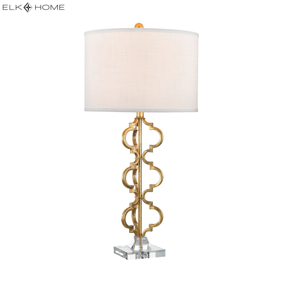Castile 32' Table Lamp in Gold Leaf