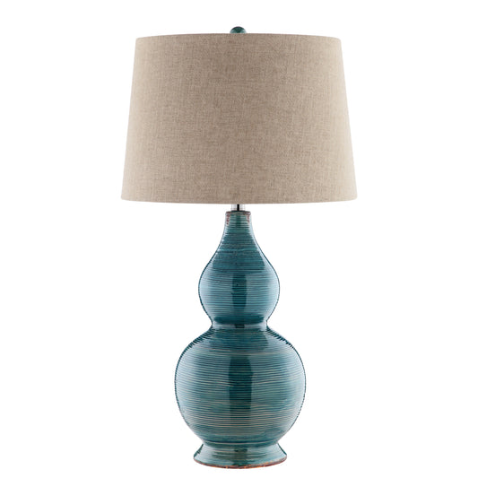 Lara 31.75" Table Lamp in Blue