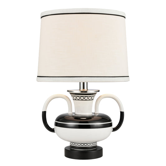 Luxor Gardens 18" Table Lamp in White