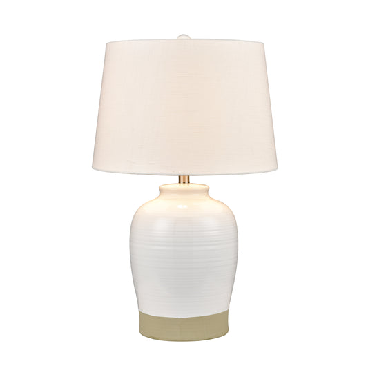 Peli 28" Table Lamp in White