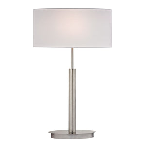 Port Elizabeth 24' Table Lamp in Satin Nickel