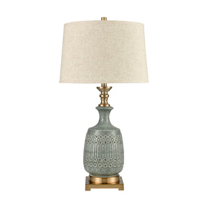 Port Ewen 33' Table Lamp in Blue