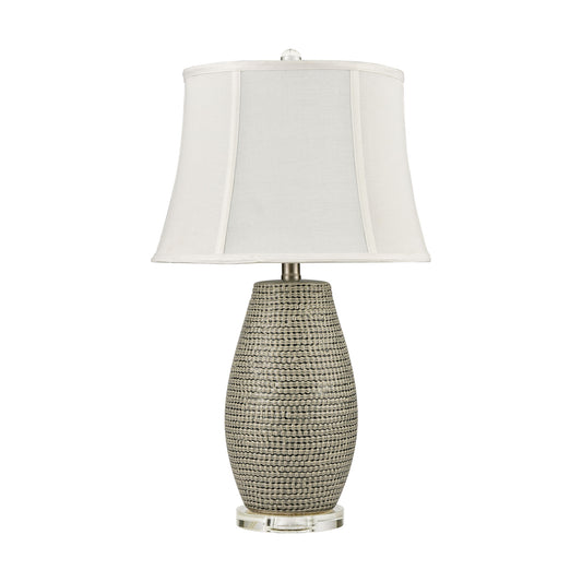 Port Lewick 27" Table Lamp in Gray