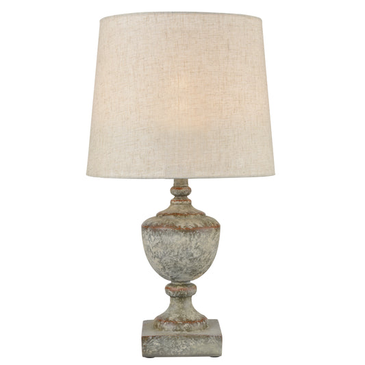 Regus 24" Table Lamp in Antique Gray