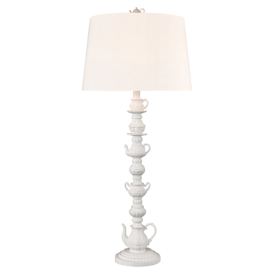 Rosetta Cottage 35" Table Lamp in Matte White
