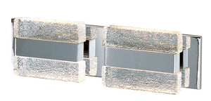 Ice 19' 4 Light Bath Vanity Light in Polished Chrome