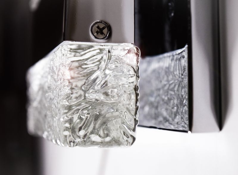 Ice 37' 8 Light Vanity Lighting in Polished Chrome