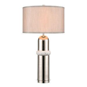 Silver Bullet 31' Table Lamp in Polished Nickel