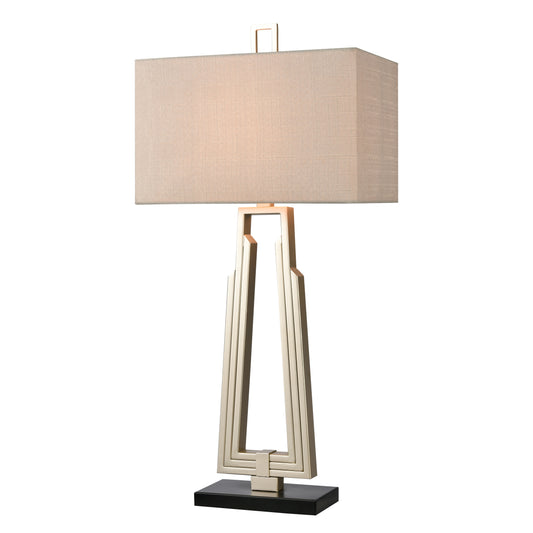 Stoddard Park 33" Table Lamp in Champagne Silver