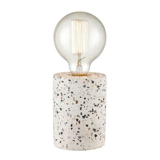 Terraz 9" Table Lamp in White