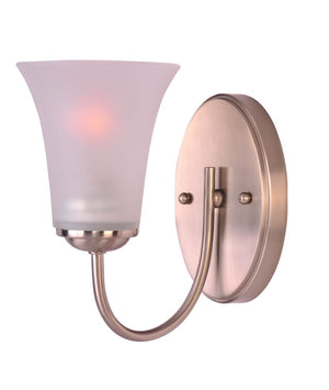 Logan 5' Single Light Wall Sconce in Satin Nickel