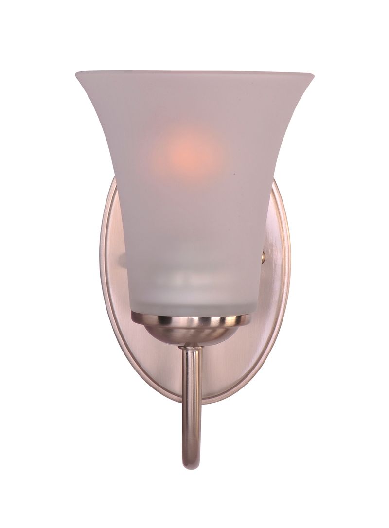 Logan 5' Single Light Wall Sconce in Satin Nickel