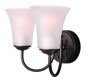 Logan 14' 2 Light Wall Sconce in Oil Rubbed Bronze