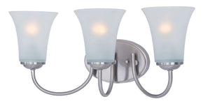 Logan 19' 3 Light Wall Sconce in Satin Nickel