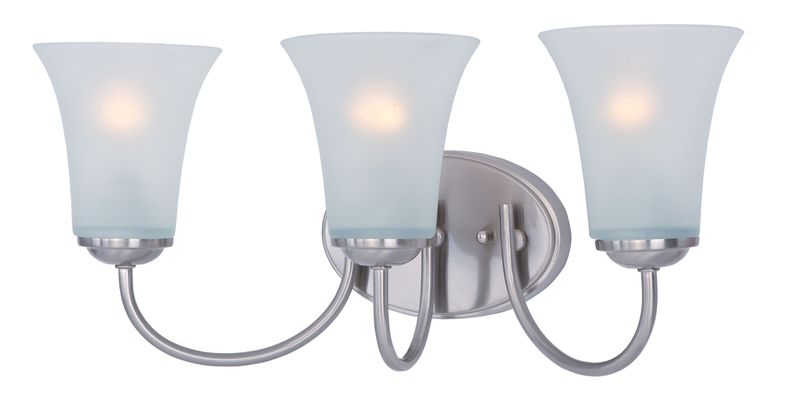Logan 19' 3 Light Wall Sconce in Satin Nickel