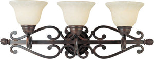 Manor 29' 3 Light Bath Vanity Light in Oil Rubbed Bronze