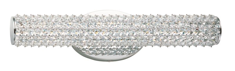 Meteor 20.5' Single Light Bath Vanity Light in Polished Chrome