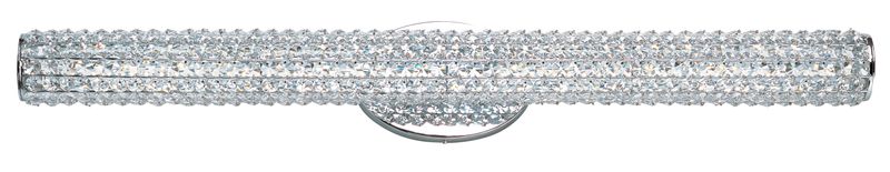 Meteor 36' Single Light Bath Vanity Light in Polished Chrome