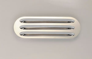 Neon 17.75' 3 Light Vanity Lighting in Polished Chrome
