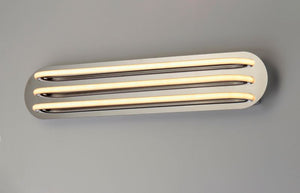 Neon 29.5' 3 Light Vanity Lighting in Polished Chrome