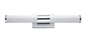 Optic 24' Single Light Vanity Wall Sconce in Polished Chrome