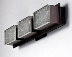 Pizzazz 22.75' 3 Light Vanity Lighting in Coffee