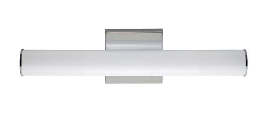Rail 18" Single Light Vanity Wall Sconce in Polished Chrome