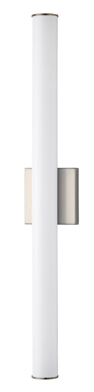 Rail 30' Single Light Wall Sconce in Satin Nickel